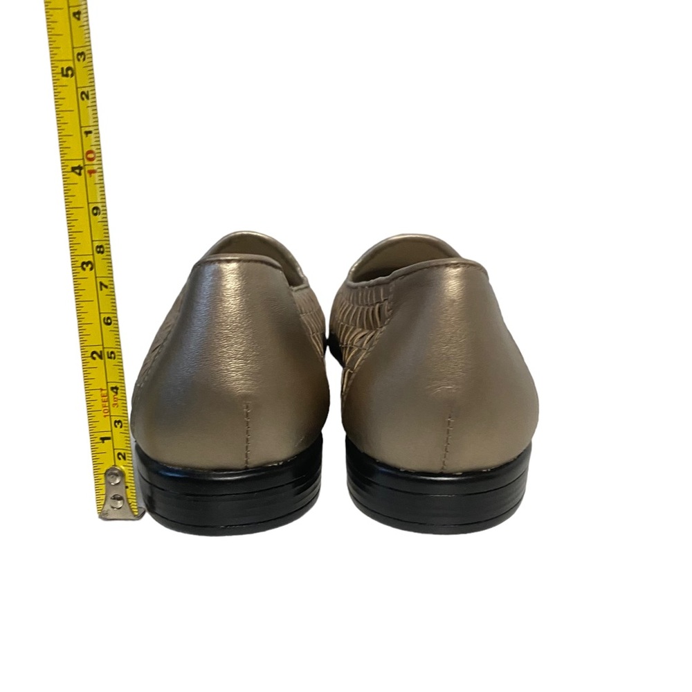 Trotters Metallic Woven Loafers in Gold and Silver Tones - Picture 9 of 11